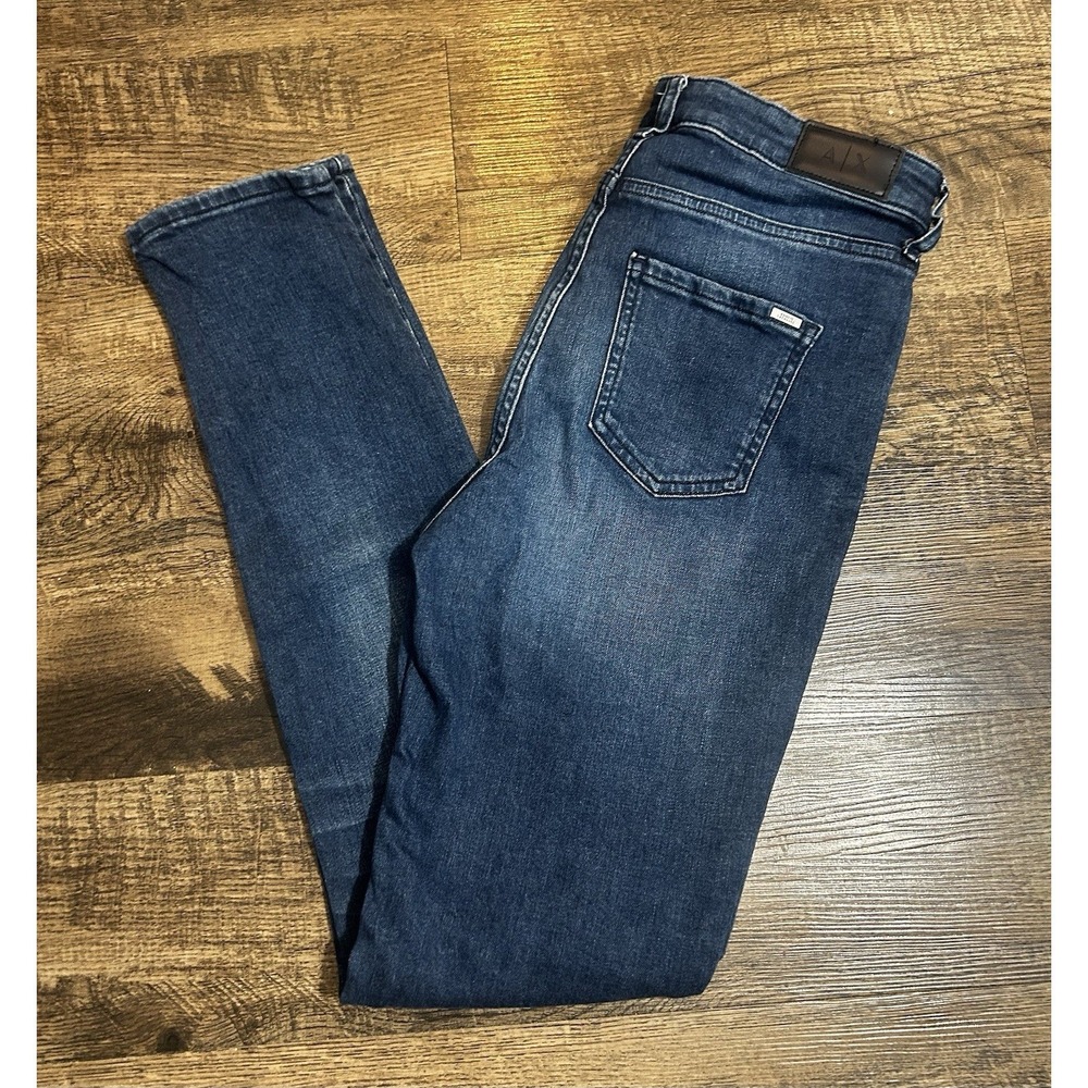 Armani Exchange A|X J24 Super Skinny Jeans Size 29‎ Dark Wash Denim